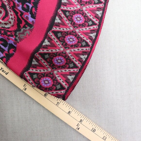 Express Pink and Purple Patterned Dress - Picture 16 of 16